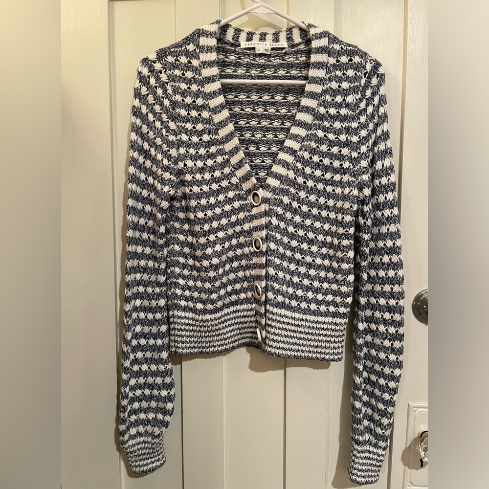 Veronica Beard striped cardigan